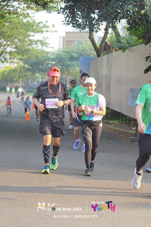 Race photo from BAF LIONS RUN 2024