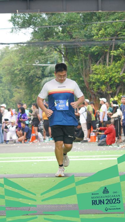 Race photo from Mangkunegaran Run 2025