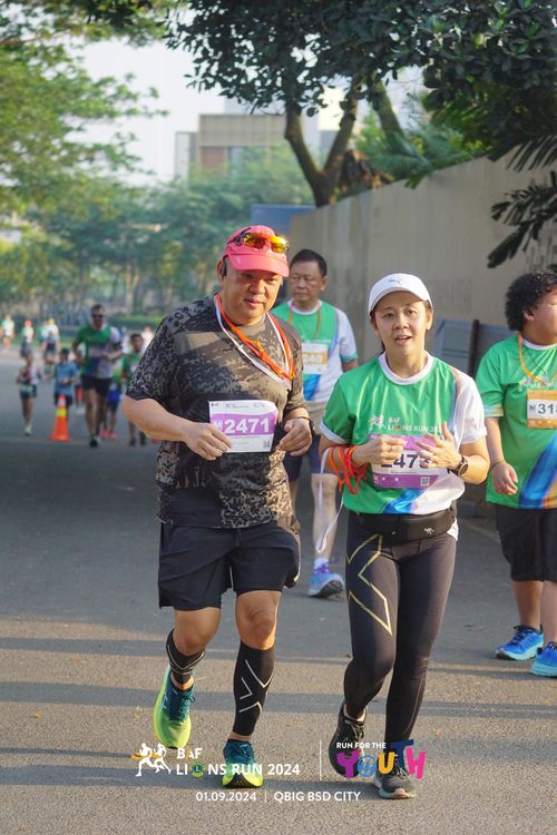 Race photo from BAF LIONS RUN 2024