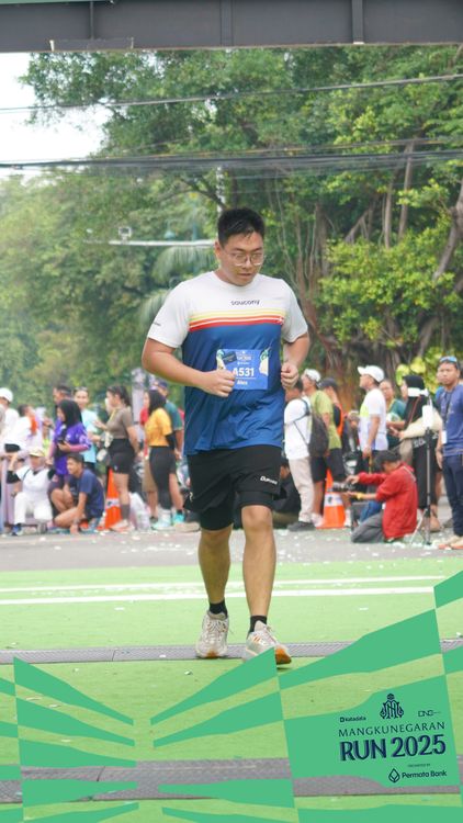 Race photo from Mangkunegaran Run 2025
