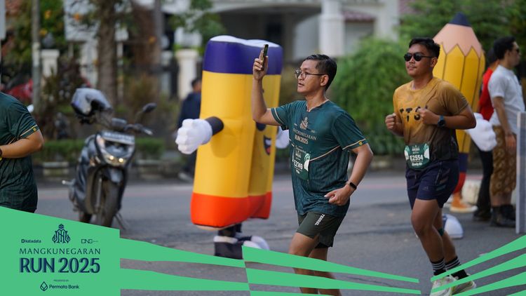Race photo from Mangkunegaran Run 2025