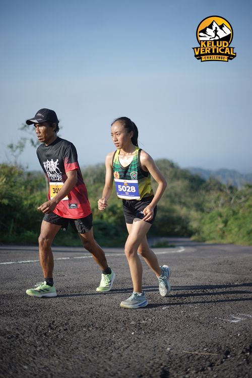 Race photo from Kelud Vertical Challenge 2024