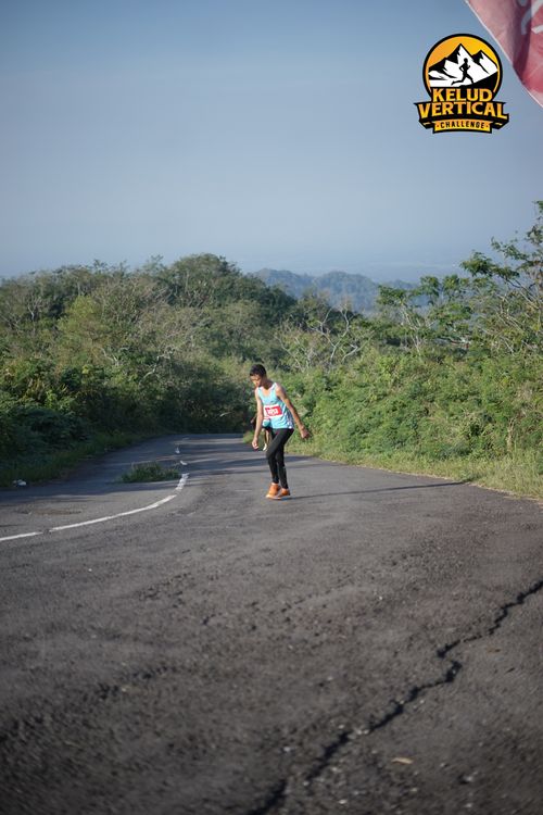 Race photo from Kelud Vertical Challenge 2024