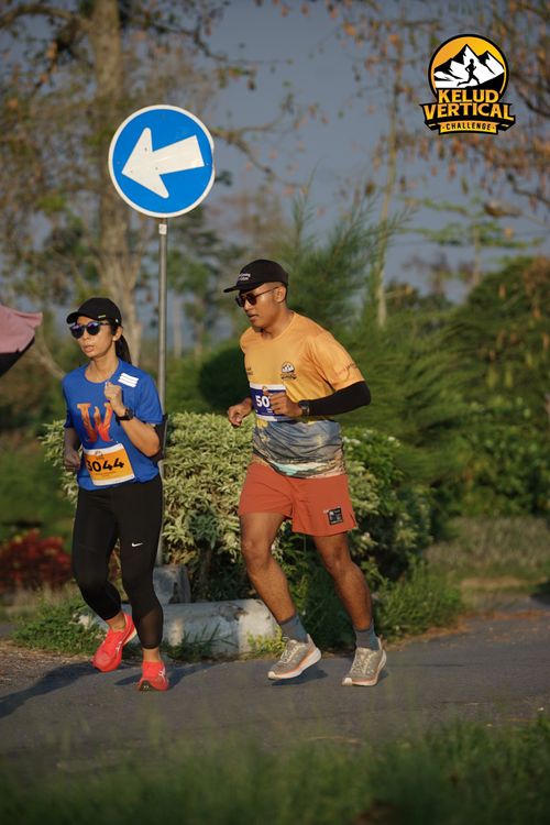 Race photo from Kelud Vertical Challenge 2024