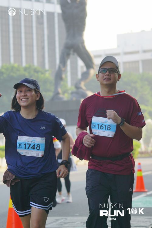 Race photo from Nu Skin Run 10K