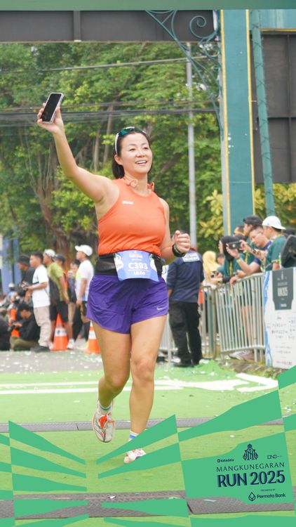 Race photo from Mangkunegaran Run 2025