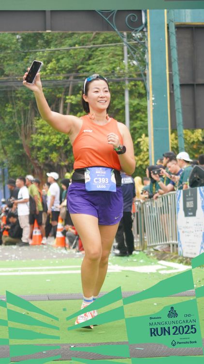 Race photo from Mangkunegaran Run 2025