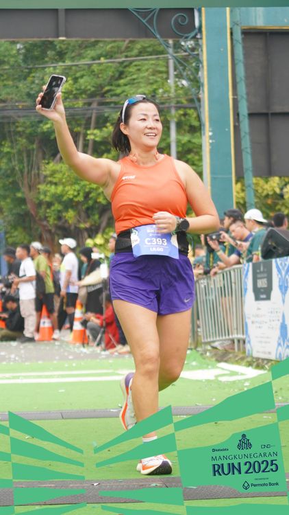 Race photo from Mangkunegaran Run 2025