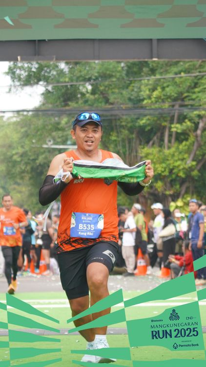 Race photo from Mangkunegaran Run 2025