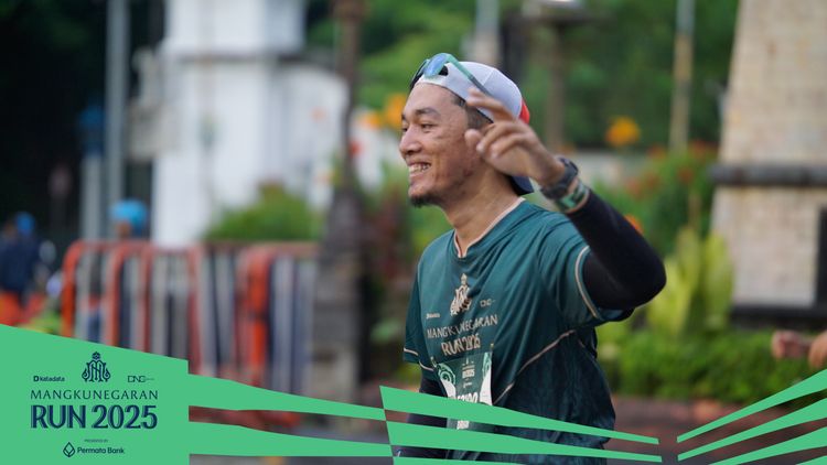 Race photo from Mangkunegaran Run 2025