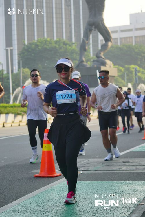 Race photo from Nu Skin Run 10K
