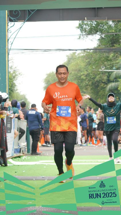 Race photo from Mangkunegaran Run 2025