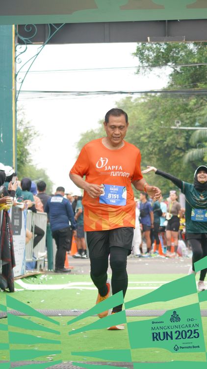 Race photo from Mangkunegaran Run 2025