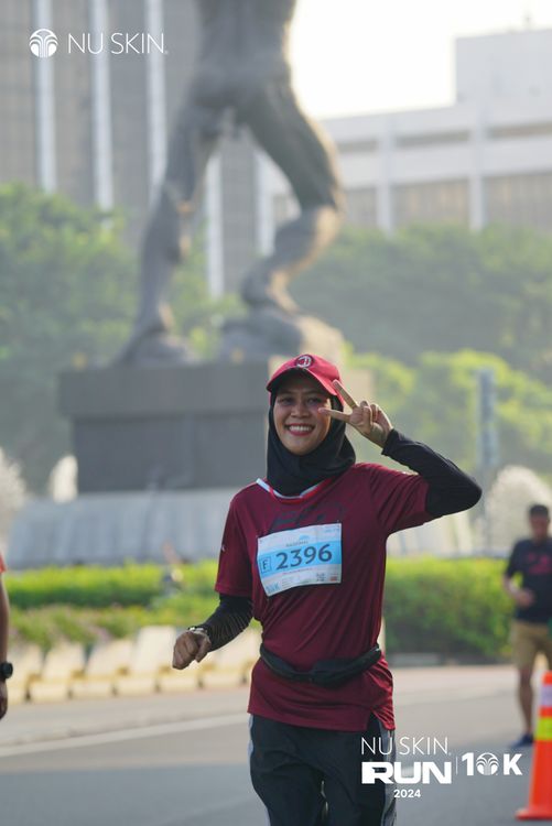 Race photo from Nu Skin Run 10K