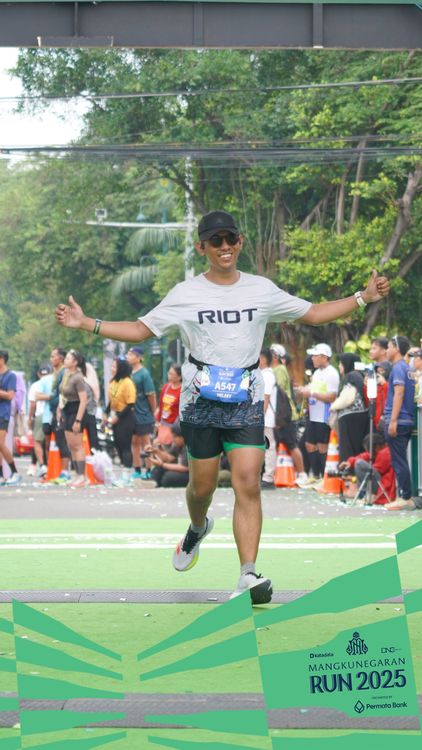 Race photo from Mangkunegaran Run 2025