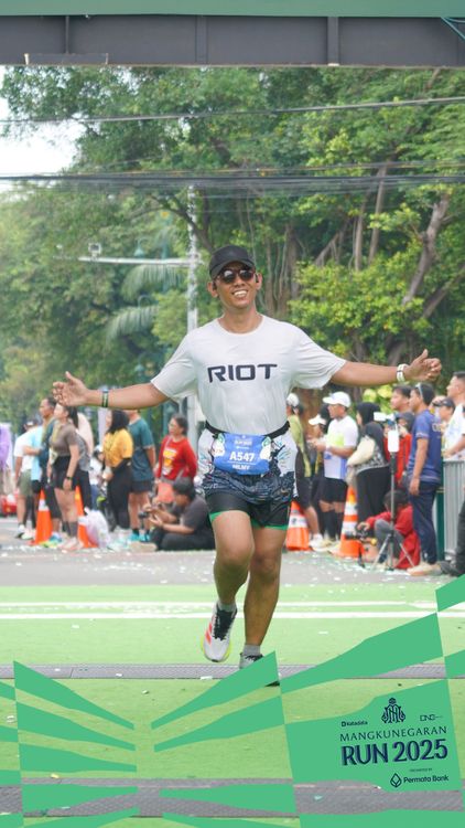 Race photo from Mangkunegaran Run 2025