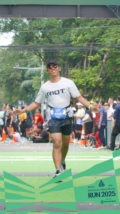 Race photo from Mangkunegaran Run 2025