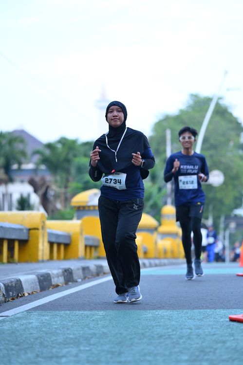 Race photo from KEMLU RUN 2025