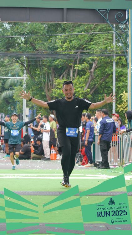 Race photo from Mangkunegaran Run 2025