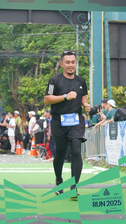Race photo from Mangkunegaran Run 2025