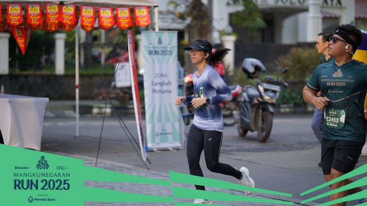 Race photo from Mangkunegaran Run 2025