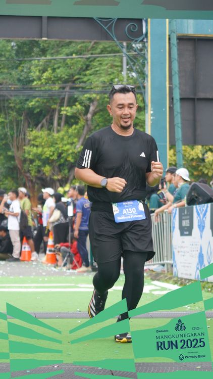 Race photo from Mangkunegaran Run 2025