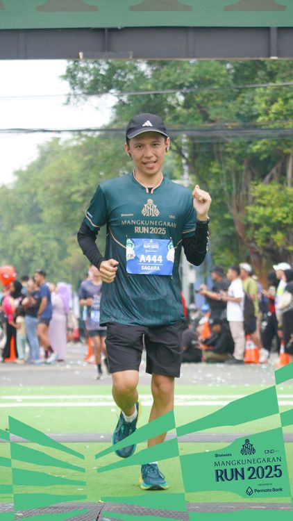 Race photo from Mangkunegaran Run 2025