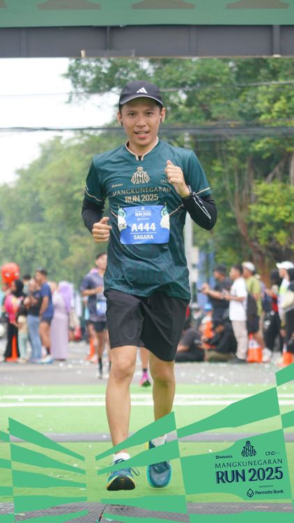 Race photo from Mangkunegaran Run 2025