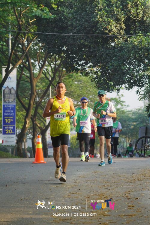 Race photo from BAF LIONS RUN 2024