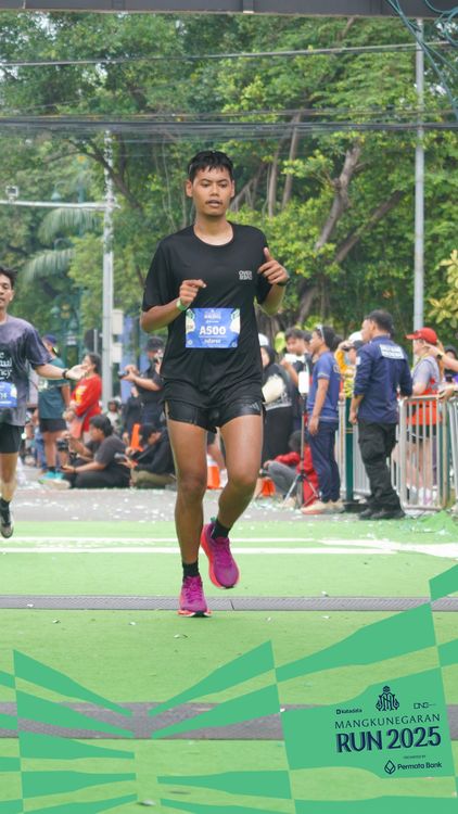 Race photo from Mangkunegaran Run 2025