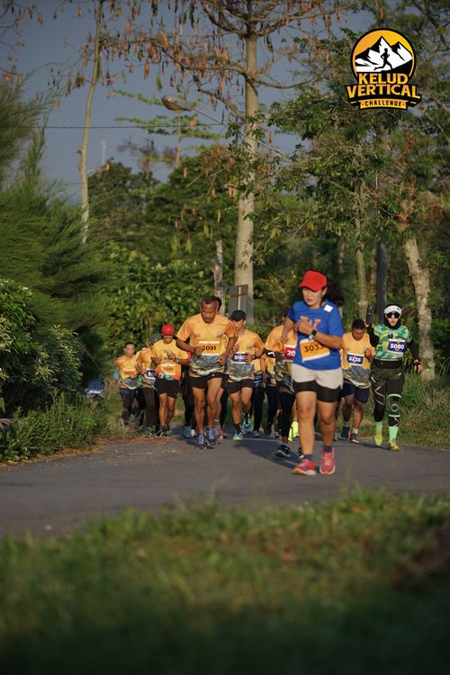 Race photo from Kelud Vertical Challenge 2024