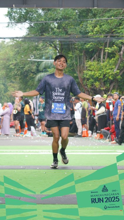 Race photo from Mangkunegaran Run 2025