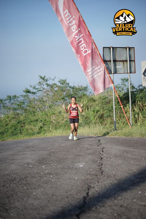 Race photo from Kelud Vertical Challenge 2024
