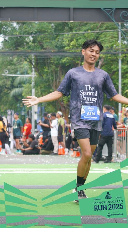Race photo from Mangkunegaran Run 2025