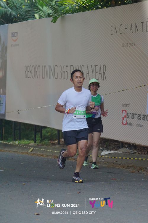 Race photo from BAF LIONS RUN 2024