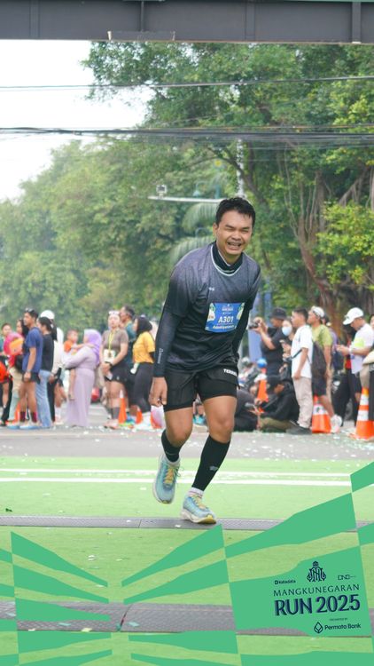 Race photo from Mangkunegaran Run 2025