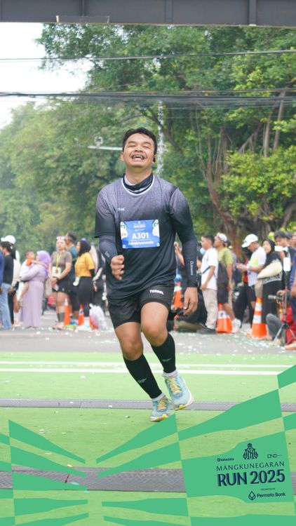 Race photo from Mangkunegaran Run 2025