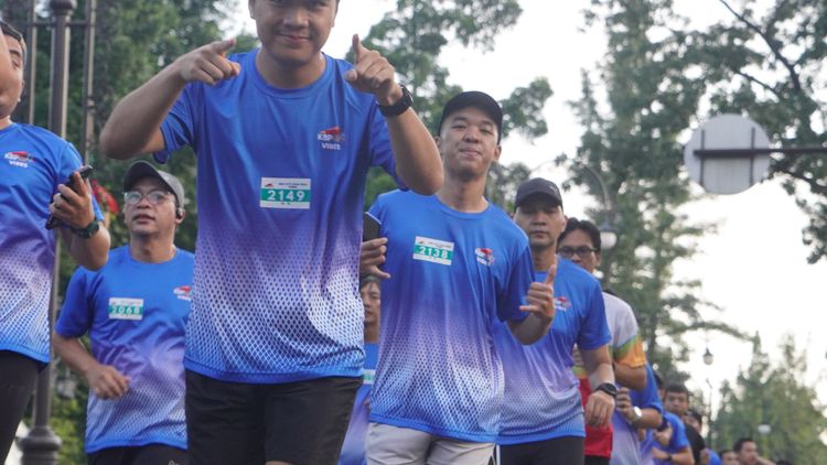 Race photo from KBP City Run 2024 Vibes