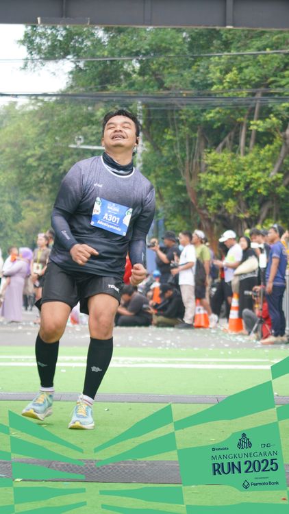 Race photo from Mangkunegaran Run 2025