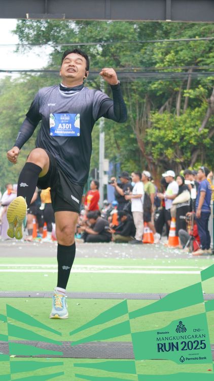 Race photo from Mangkunegaran Run 2025