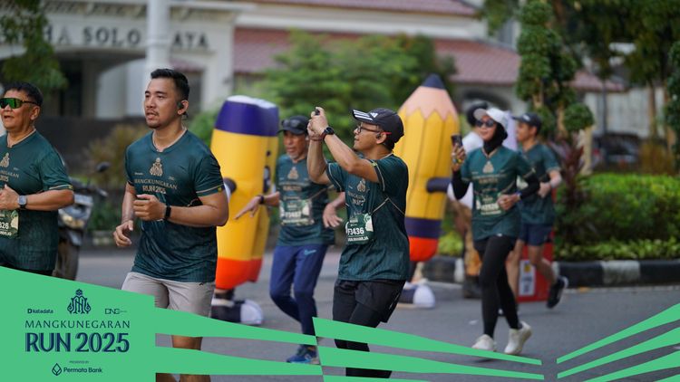 Race photo from Mangkunegaran Run 2025