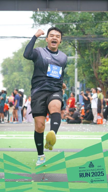 Race photo from Mangkunegaran Run 2025