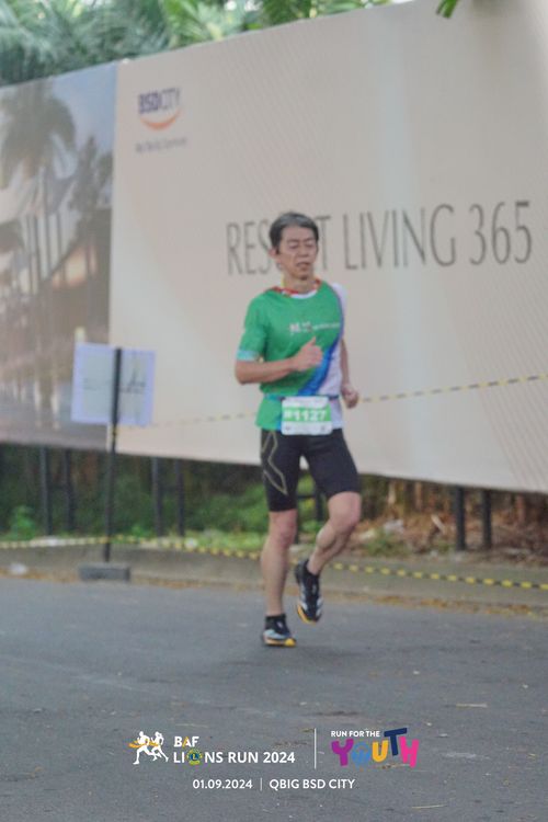 Race photo from BAF LIONS RUN 2024