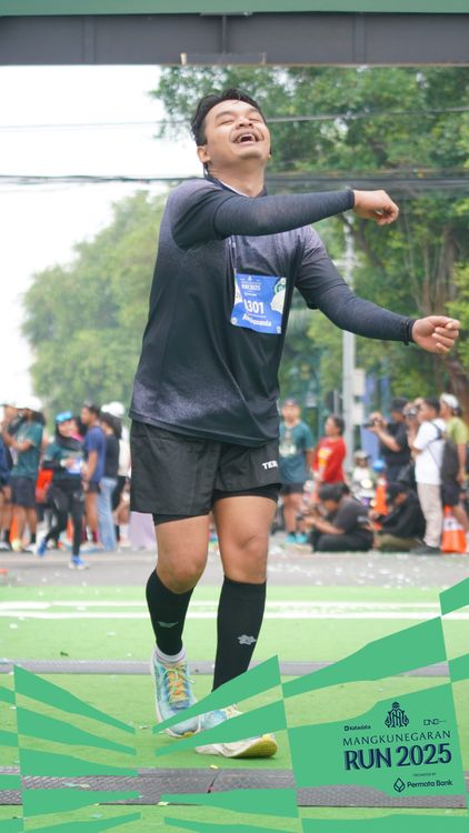 Race photo from Mangkunegaran Run 2025