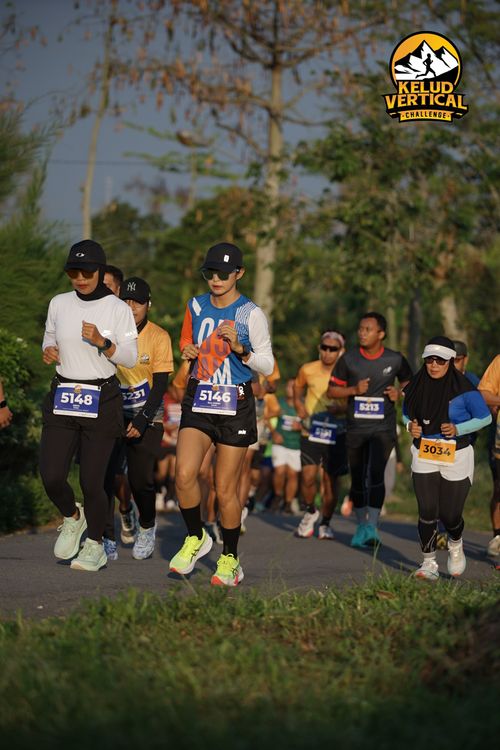 Race photo from Kelud Vertical Challenge 2024