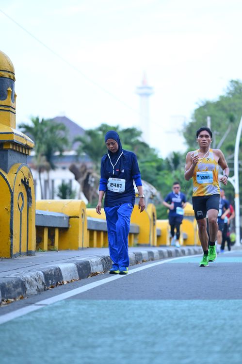 Race photo from KEMLU RUN 2025