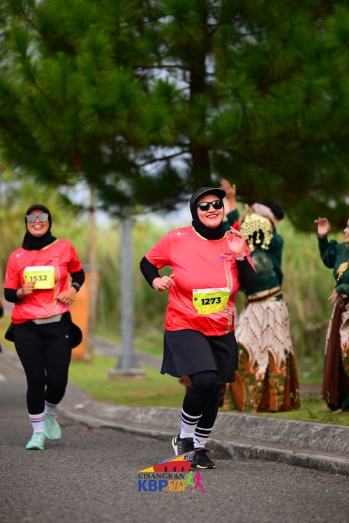 Race photo from CISANGKAN KBP CITY RUN 2025