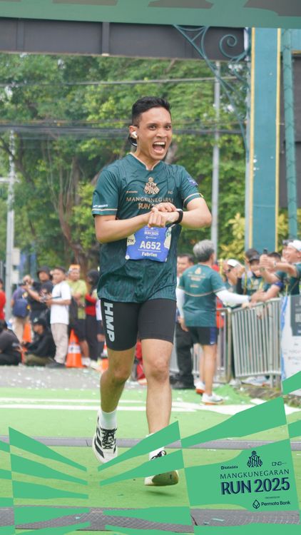 Race photo from Mangkunegaran Run 2025