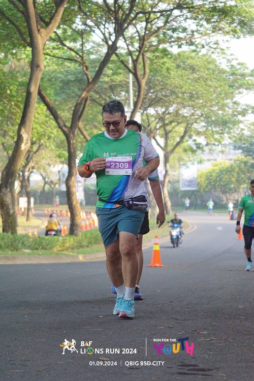 Race photo from BAF LIONS RUN 2024