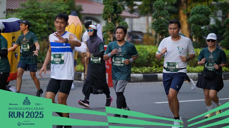 Race photo from Mangkunegaran Run 2025